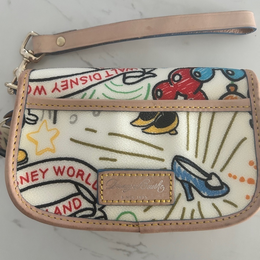 Dooney & Bourke x Disney Parks Sketch Wristlet, Rare, Collectors Item– EUC - Picture 8 of 13